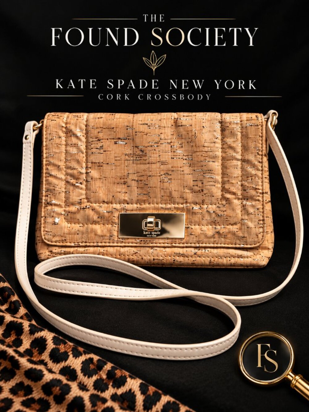 Kate Spade New York Metallic Cork Crossbody Bag